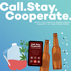 "Call. Stay. Cooperate." Amnesty Poster